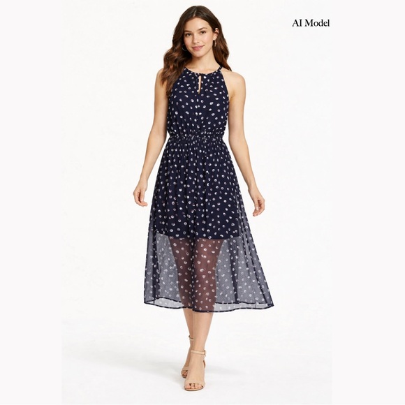 Maison Jules Dresses & Skirts - Maison Jules - Sleeveless A-Line Printed Core Mixie Dress